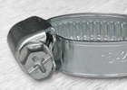 spony hadicové pozinkované - bal. 2 ks - Materiál - galvanicky pozinkovaná ocel