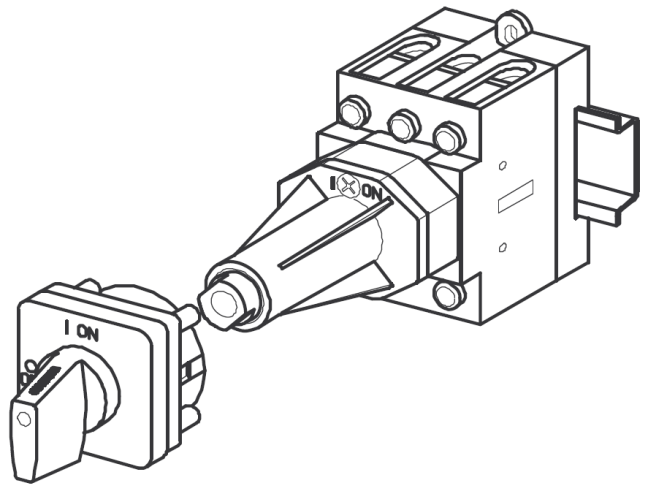 [H408-71400-481M1]  výkonový přepínač sítí 1-0-2 / 80 A / přepínač sítí 1-0-2 /  4-pól. /  90°