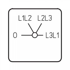 [FAS2-6113]  štítek FA 6113, pro rámeček 48x48mm, 60°, stříbrný, černý popis