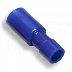 [OBK-CI-2.5-4-PA]  kabelová lisovací objímka kruhová Cu celoizolovaná PA (polyamid), EASY ENTRY, 1,5 - 2,5 mm², pro ø : 4 mm, modrá