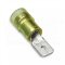 [KOP-PI-6-6308-PC-DC]  kabelový lisovací kolík plochý Cu poloizolovaný PC (polykarbonát), DIN 46245, EASY ENTRY, DOUBLE CRIMP, 4,0 - 6,0 mm², 6,3 x 0,8 mm, žlutá