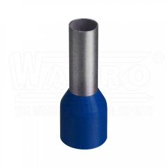 [DUI-2.5-12 mo]  kabelová lisovací dutinka Cu s izolací PP (polypropylen), 2,5 mm², d: 12 mm, modrá (II. Ger, III. DIN), HL