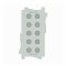 [WFLI21-6834-13]  stavebnicová přírubová vložka WAPRO-FLANGE pro WFL-21, 68 x 34 mm, 10x 4 - 10 mm, šedá RAL 7035