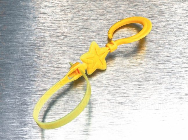 [HH-20-YE]  stahovací pásek rozdělávací HAPPY-HOOK s otočným háčkem; délka 150 mm; žlutý