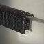 [OHV-165-46-10M]  flexibilní ochrana hrany (lemovka) s ocelovým vyztužením, š: 11 v: 15,8 mm, pro tloušťku panelu 4 - 6 mm, PVC s kovovou výztuhou, černá, bal. 10 m
