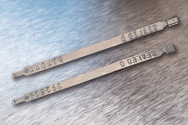 [S-ATLK-200]  kovová bezpečnostní plomba ATLANTIC SEAL, d. 195 mm, š. 10 mm