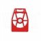 [PTA-VP19-R]  praktický plastový nosič PYTHON BOX 19 pro pásy š. 19,05 mm, červený