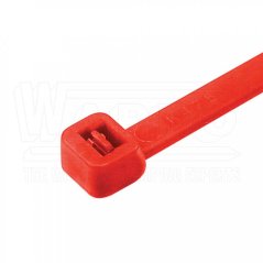 [WT-200STR]  stahovací pásek plastový; 203 x 4,6 mm; červený