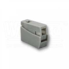 [PC301G]  svítidlová WAPRO svorka, 1 - 2,5 mm², 1 pólová, šedá