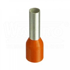 [DUI-0.50-8-100 or]  kabelová lisovací dutinka Cu s izolací PP (polypropylen), 0,50 mm², d: 8 mm, oranžová (II. Ger), N, MINI-bal. 100 ks