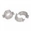 [S-OCHP-112]  ochranné pouzdro na vodoměry a plynoměry s možností zaplombování, š. 38 mm, R1: 29 mm, R2: 39 mm pro vodoměrný nástavec se závitem 1” 1/2, polykarbonát, číré