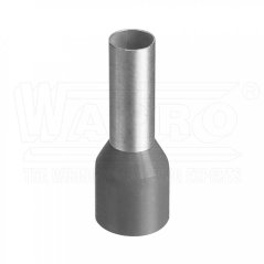 [DUI-0.75-12 sed]  kabelová lisovací dutinka Cu s izolací PP (polypropylen), 0,75 mm², d: 12 mm, šedá (III. DIN), L