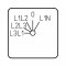[FAS1-3111]  štítek FA 3111, pro rámeček 30x30mm, 30°, stříbrný, černý popis