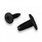 [PNY-6-23-BK]  plastové nýty šroubové, 6,3 mm / 14,2 mm, nylon 66, černé