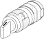 [M225-61001-218M1]  vačkový spínač / 25 A / vypínač 0-1 /  1-pól. /  60° /  (řazení č. 1)