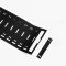 [WIT-PU-10X60-4H-BK]  Identifikační štítek WP-TAG 60x10 mm, 4 připevňovací otvory, pro termotransferový potisk, polyuretan, -30°až +135°C, potlačující hoření UL94-V0, černý