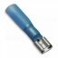 [OBP-SM-2.5-6308]  kabelová lisovací objímka plochá Cu poloizolovaná teplem smrštitelnou trubicí s lepidlem, vodotěsná, EASY ENTRY, DOUBLE CRIMP, 1,5 - 2,5 mm², pro kolík: 6,35 x 0,8 mm, modrá