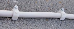 [MXU1-6]  kabelová příchytka MATRIX U1 s tvrzeným hřebíkem, Ø 6,0 mm, 100 ks, bílá