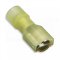 [OBPX-CI-6-6308-PA]  kabelová lisovací objímka plochá Cu celoizolovaná PA (polyamid), EASY ENTRY, 4,0 - 6,0 mm², pro kolík: 6,35 x 0,8 mm, žlutá